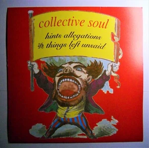 COLECTIVO SOUL Hints Allegations 1993 Rising Storm Records póster promocional de 2 caras - Imagen 1 de 2