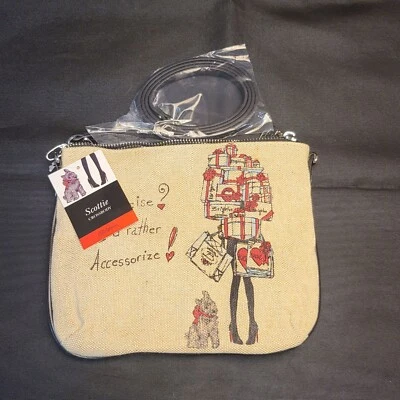 Scottie Crossbody Bag Fashion & Scottie Dog Print Promo Purse $50 MSRP NEW NWT - Image 1 of 4