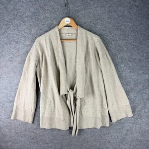 Arket Wickel-Cardigan Damen Größe UK Small beige vorne zum Binden entspannt Wolle - Bild 1 von 10