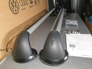 Genuine Roof Bars Honda Civic Mk9 5 Door Hatchback Rack NORMAL ROOF 2012-16  (2) - Picture 1 of 21