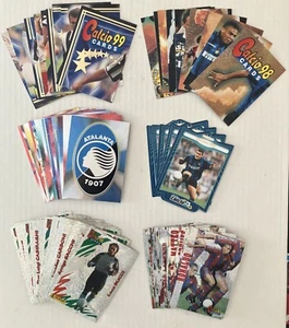 1996 1997 1999 2000 Calcio Insert Foil 79-Card Set Lot Zidane Ronaldo Vieri Etc - Picture 1 of 13