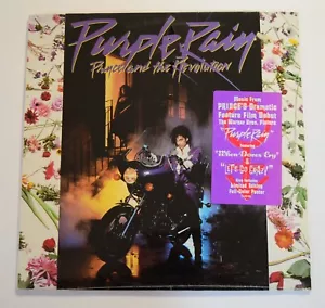 SEALED 1984 ORIGINAL PRESS Prince Purple Rain Warner Brothers LP HYPE/POSTER - Imagen 1 de 2