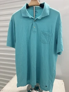 Peter Millar Sommer bequem Herren Polo Large Shirt babyblau/türkis Farbe Kragen - Bild 1 von 5