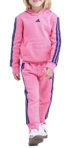 Adidas Kinder Hoodie und Hose 2er Set Rosa Größe 7 - Bild 1 von 4