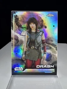 Tarjeta holográfica 2024 Topps cromada Star Wars Drash Refractor The Book of Boba Fett #28 - Imagen 1 de 3