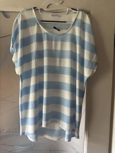 Neu Pullover 48 50 XXL Blau Weiß Maritim Sommerpullover Pulli Shirt - Bild 1 von 2