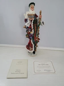 Lenox Natale Vecchio Babbo Natale Inglese 2003 Matita Claus 13” Sacco Cavallo Bambola Regalo - Foto 1 di 8
