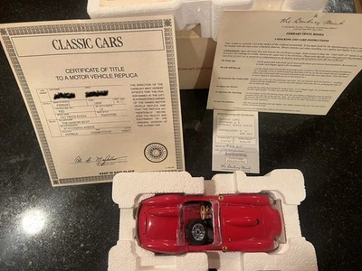 DANBURY MINT 1958 FERRARI 250 TESTA ROSSA W/ Original Box, Title, & Receipt - Image 1 of 2