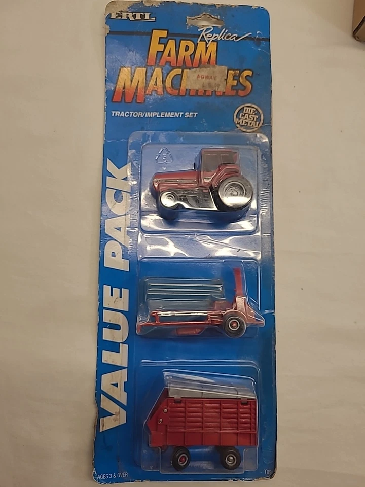 ETRL vintage tractor implement set 1/64 7130 case international value pack#1094 - Image 1 of 4