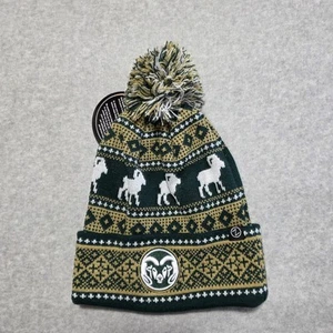 Sombrero Beenie Colorado State Rams Pom Green College NUEVO NCAA Zephyr - Imagen 1 de 8