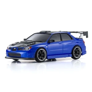 Kyosho ASC Mini-Z Body SUBARU IMPREZA w/Aero Kit & CFRP Hood Blue #MZP483BL - Picture 1 of 3