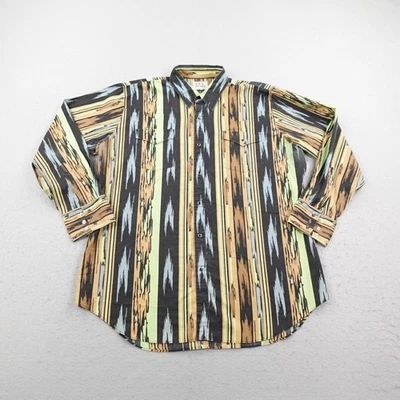 Ely Cattleman Shirt Mens XL Southwestern Pearl Snap Western Stripe Aztec Rodeo - Image 1 of 4