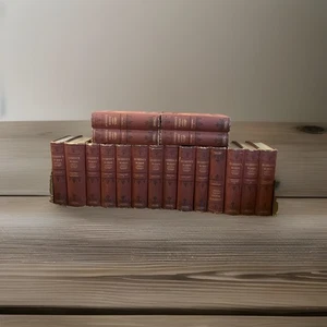 Antique Decorative Charles Dickens Works 1880 First Edition 18 Volumes RARE SET! - Bild 1 von 12