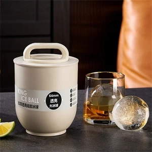 Klare Silikon Eiskugel Maschine Große Eiswürfel für Whisky und Softdrinks - Picture 1 of 11