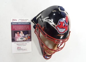 SIGNED INDIANS GUARDIANS CARLOS SANTANA MINI MASK CERTIFIED JSACOA # AY97620 - Picture 1 of 3