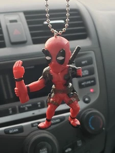 Deadpool One Arm Car Rearview Mirror Hanging Ornament - Lanyard - Deadpool  - Picture 1 of 2