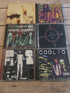 LOT of 6 “ULTIMATE 90’S Rap Rock Coolio, Megadeath, White Zombie - Picture 1 of 3