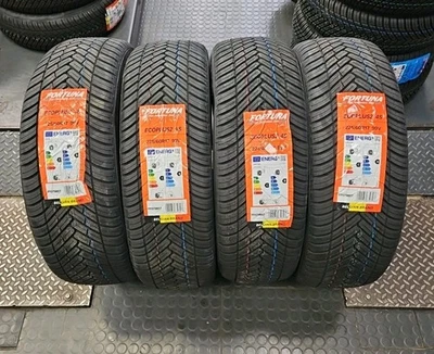 TRENO COMPLETO 4 PNEUMATICI 225/60 R17 99V FORTUNA ECOPLUS2 4S GOMME NUOVE M+S - Imagen 1 de 4