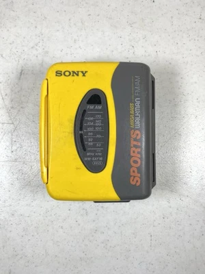 Reproductor de casete radio AM/FM portátil Sony Walkman Sports WM-SXF16 funciona sin clip Foto 1 de 4