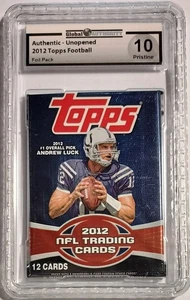 2012 Topps Football Pack Sealed Global Authority Pristine 10 Luck/Wilson? ~PSA ⚾ - Bild 1 von 2
