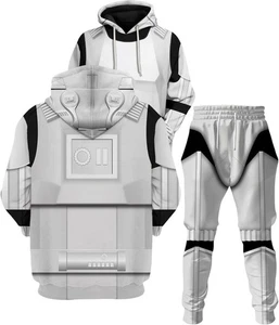 Halloween Cosplay Sudadera con Capucha Pantalones Conjunto Estampado 3D Disfraz Sudadera Traje-XL - Imagen 1 de 3