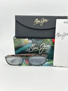 MAUI JIM Polarized Sunglasses MJ 138 02 Sunrise Black Neutral Grey NIB - Picture 1 of 6
