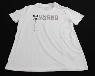 Camiseta Under Armour Mujer Manga Corta Calce Suelto Rendimiento LB3 Blanca Pequeña Foto 1 de 4