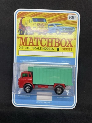 Vintage Lesney Matchbox 44 Custom Superfast Refrigerator Truck Blister Pack - Image 1 of 4