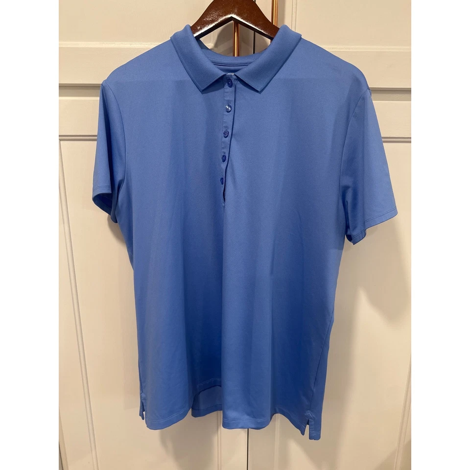 Callaway Women's Golf Polo Shirt Blue XXL Opti-Dri Performance Short Sleeve - Imagem 1 de 4