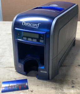 Datacard SD260 PX10 USB Ethernet Thermal ID Card Printer No AC - 2.4k Card Count - Picture 1 of 16