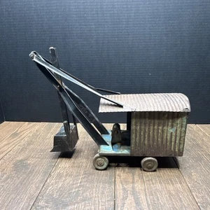 Antique Vintage Pressed Steel Steelcraft MARION Steam Shovel Toy - Picture 1 of 24