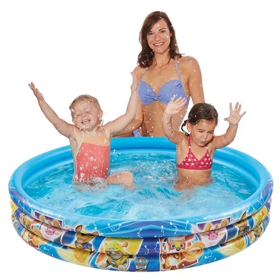 Planschbecken Kinder-Pool Paw Patrol Ring-Pool Kinderplanschbecken 122 x 23 xm - Bild 1 von 2