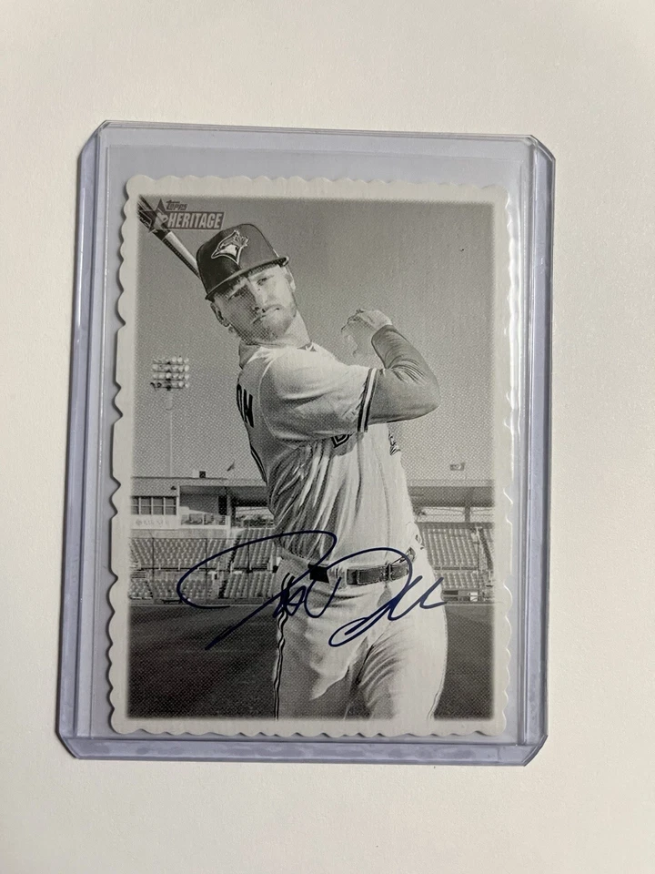 2018 Topps Heritage High Number - 1969 Topps Deckle Edge Josh Donaldson #7 - Image 1 of 2