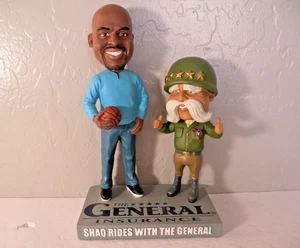 Raro Shaq and The General Bobblehead Insurance Lakers Magic Shaquille O'Neal NBA - Foto 1 di 6