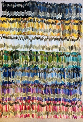 Huge Lot of 510 DMC Embroidery Floss Skeins Cross Stitch Thread Mixed Colors - Image 1 of 4