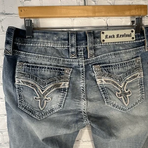 Rock Revival Rona Jeans Damen 30 Skinny Zip Fly verziert NEU - Bild 1 von 14