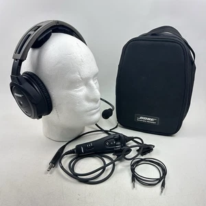 Bose A20 Aviation Headset Helicopter U-174/U Plug And Aux Cord - Bild 1 von 21