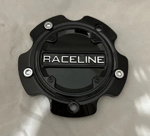 Raceline Gloss Shiny Black 5 Lug Wheel Center Cap C949L149S C949L149S-XG - Picture 1 of 2