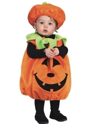 Fun World Infant Fuzzy Pumpkin Cutie Pie Costume Size 12 Up To 24 Mo. ADORABLE - Image 1 of 4