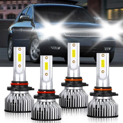 Para Ford Five Hundred 2005-2007 9005 9006 Bombillas LED Lámpara de haz alto bajo Foto 1 de 4