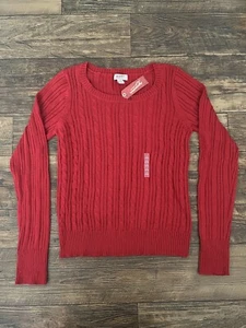 Arizona Jean Co. Womens Red Sweater Size XL NWT - Picture 1 of 10