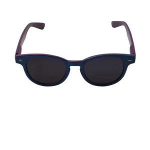80er Retro Sonnenbrille zweifarbig lila & blau - Picture 1 of 2