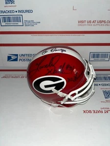 HERSCHEL WALKER SIGNED GEORGIA MINI HELMET PSA AN15024 - Picture 1 of 4