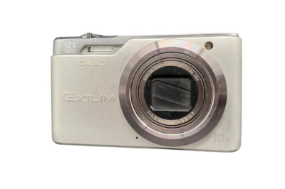 Casio Exilim EX-H5 Digitalkamera Kompakt Silber Geprüft Selfie 12,1 MP Vintage - Bild 1 von 4