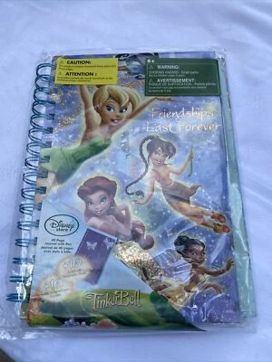 Disney store Fairies sorial Journal/pen Tinker Bell  friendship last forever New - Image 1 of 4