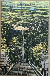 Teleférico de montaña Chattanooga Lookout Tennessee postal vintage - Imagen 1 de 2