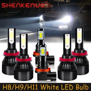 For 2007-2018 Nissan Altima Led Headlight Hi/Lo+Fog light bulbs Kit 6000K White - Picture 1 of 11