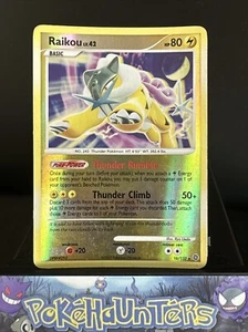 Pokemon Card Raikou 16/132 Secret Wonders Reverse Holo Rare Played - Picture 1 of 6