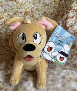 JAMES THE ODD 1S OUT ONES PLOOOSH OFFICIAL PLUSH Puppy Dog Tan UCC Sitting 7” - Picture 1 of 6