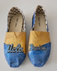 Tom's UCLA Bruins Slip-On Game Day Shoes Women’s Size 11 Flat, comfortable New - Picture 1 of 7